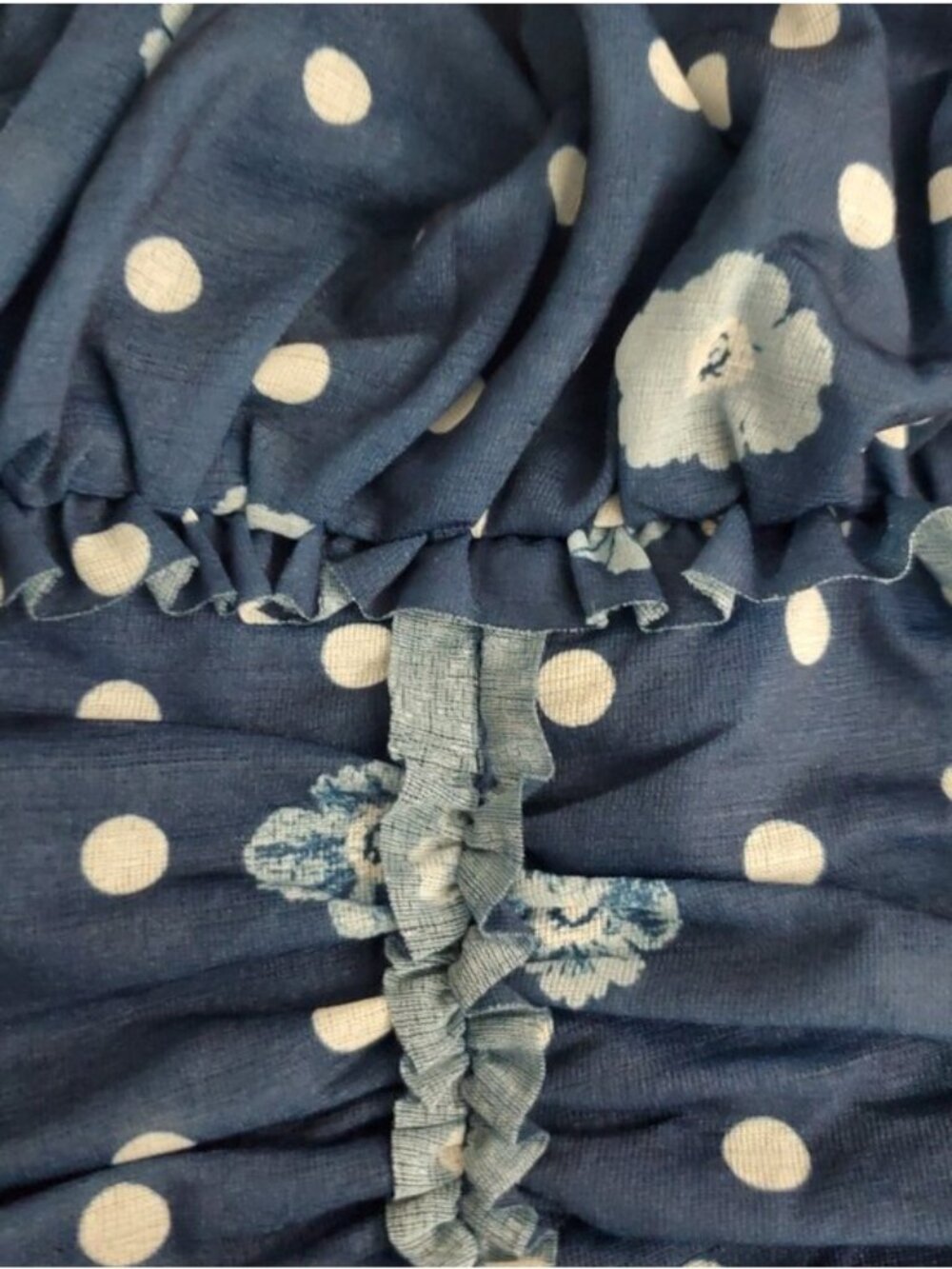 Free People Scottie Printed Tube- Blue - Medium - Picture 6 of 10